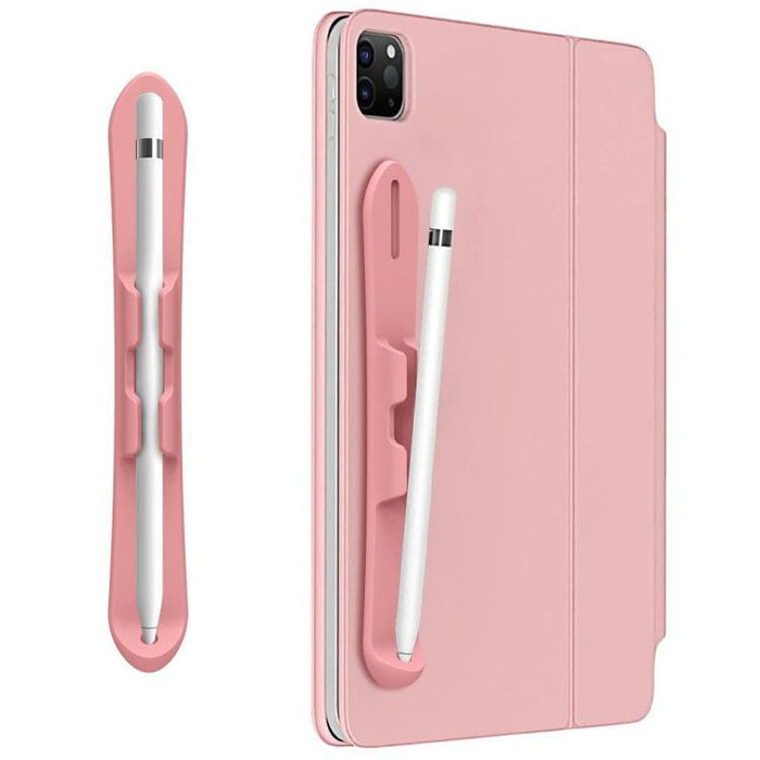 Soporte de silicona autoadhesivo resistente para lápiz óptico capacitivo con ranura para Apple Pencil 2/1