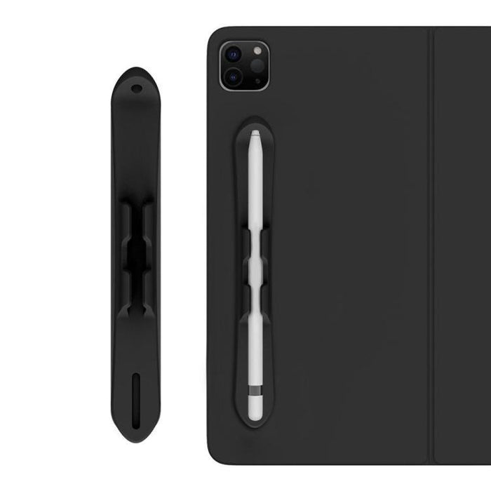 Soporte de silicona autoadhesivo resistente para lápiz óptico capacitivo con ranura para Apple Pencil 2/1