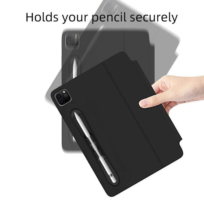 Soporte de silicona autoadhesivo resistente para lápiz óptico capacitivo con ranura para Apple Pencil 2/1