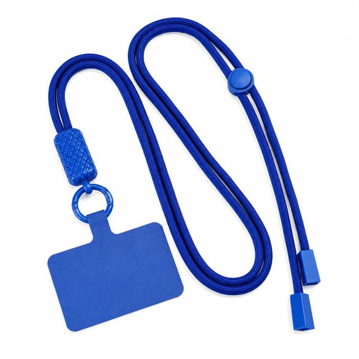 Cordón para teléfono ajustable y giratorio 360 grados con correa para el cuello de nailon y almohadilla de sujeción, unisex.