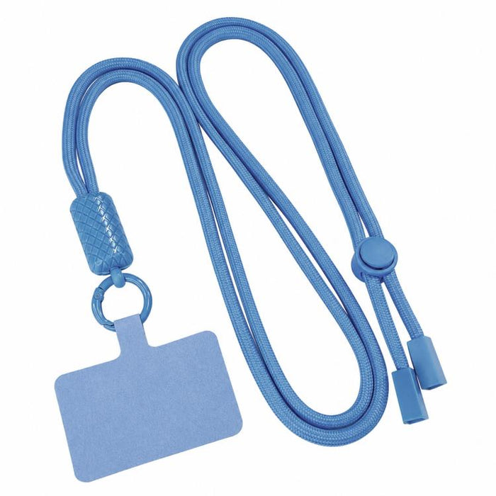 Cordón para teléfono ajustable y giratorio 360 grados con correa para el cuello de nailon y almohadilla de sujeción, unisex.