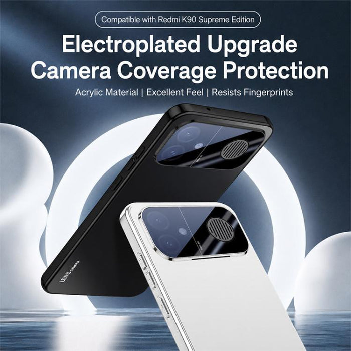 Funda para teléfono de acrílico AG con acabado esmerilado y galvanoplastia, For Redmi K90 Max