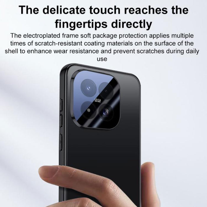 Funda para teléfono de acrílico AG con acabado esmerilado y galvanoplastia, For Xiaomi 17 Max 5G