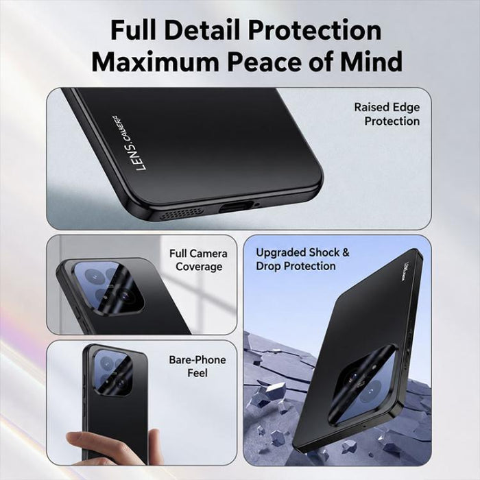 Funda para teléfono de acrílico AG con acabado esmerilado y galvanoplastia, For Xiaomi 17 Max 5G