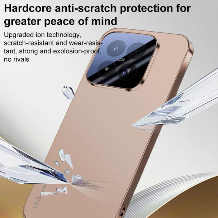 Funda para teléfono de acrílico AG con acabado esmerilado y galvanoplastia, For Xiaomi 17 Max 5G