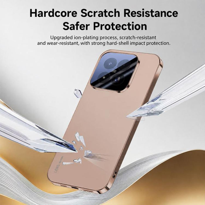 Funda para teléfono de acrílico AG con acabado esmerilado y galvanoplastia, For Xiaomi 17 Max 5G