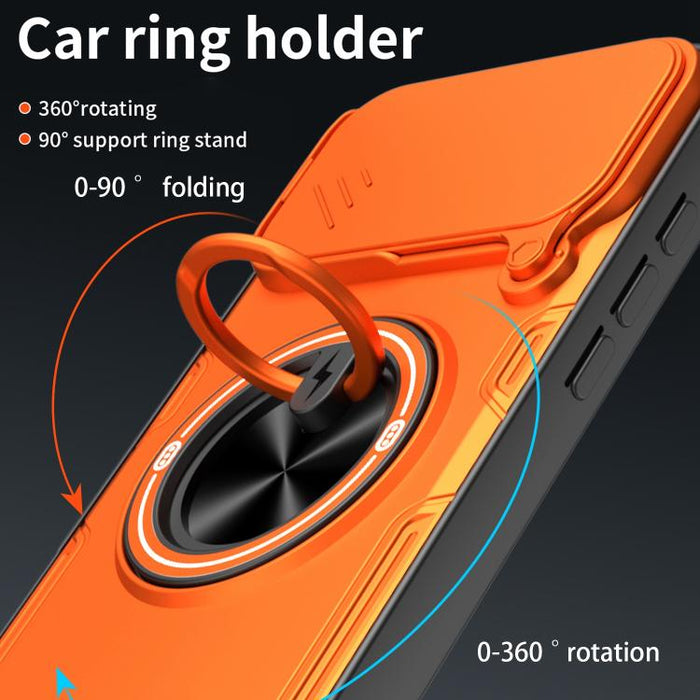 Funda para teléfono multifuncional Camshield con soporte deslizante para anillo, For iPhone 17 Pro Max, For iPhone 17 Pro, For iPhone 17, For iPhone 16 Pro Max, For iPhone 16 Pro, For iPhone 16