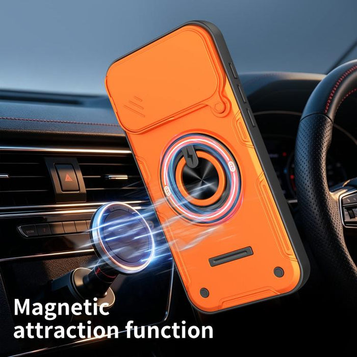 Funda para teléfono multifuncional Camshield con soporte deslizante para anillo, For iPhone 17 Pro Max, For iPhone 17 Pro, For iPhone 17, For iPhone 16 Pro Max, For iPhone 16 Pro, For iPhone 16