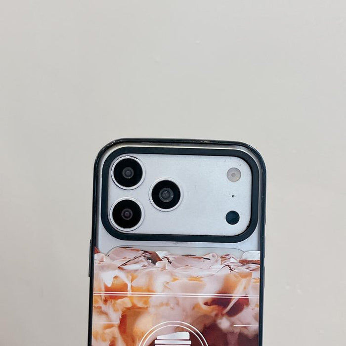 Funda de teléfono de TPU acrílica con estampado de pastel de matcha latte, For iPhone 12, For iPhone 12 Pro Max, For iPhone 12 Pro, For iPhone 11