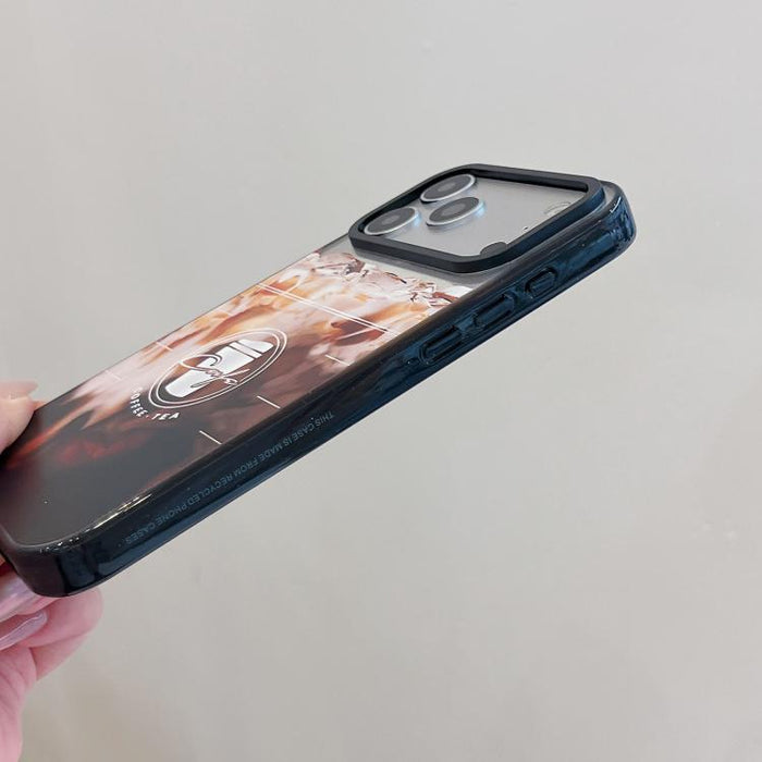 Funda magnética de TPU acrílica para teléfono con diseño de pastel de matcha latte, For iPhone 12, For iPhone 12 Pro Max, For iPhone 12 Pro, For iPhone 11