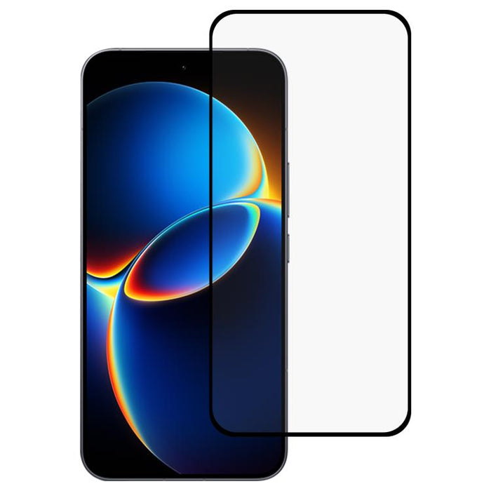 Lámina de vidrio templado con impresión serigráfica de pantalla completa de aluminio de 0,18 mm de altura, compatible con desbloqueo por huella dactilar., For Redmi K90 Ultra 5G, For Redmi K100 Pro 5G