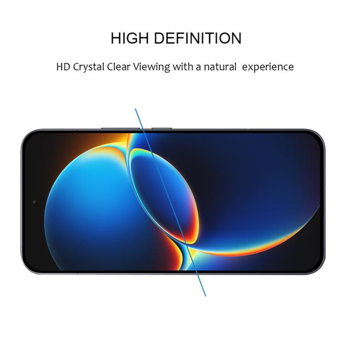 25 láminas de vidrio templado de aluminio de 0,18 mm de altura con impresión serigráfica a pantalla completa, compatibles con desbloqueo por huella dactilar., For Redmi K90 Ultra 5G, For Redmi K100 Pro 5G