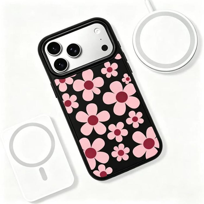 Funda de teléfono de silicona PC con estampado de ramo y protección anticaída, For iPhone 17 Pro Max, For iPhone 17 Pro, For iPhone 17