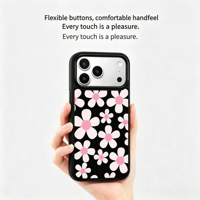 Funda de teléfono de silicona PC con estampado de ramo y protección anticaída, For iPhone 17 Pro Max, For iPhone 17 Pro, For iPhone 17