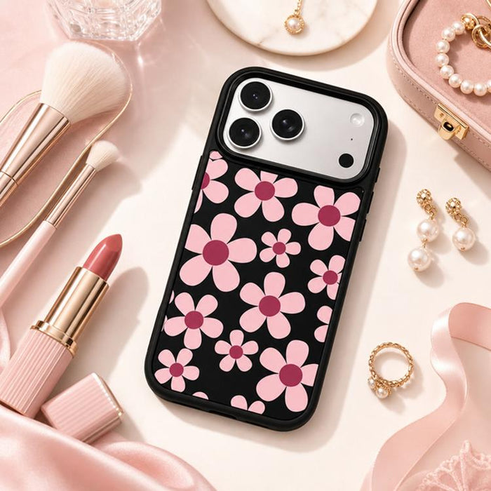 Funda de teléfono de silicona PC con estampado de ramo y protección anticaída, For iPhone 17 Pro Max, For iPhone 17 Pro, For iPhone 17