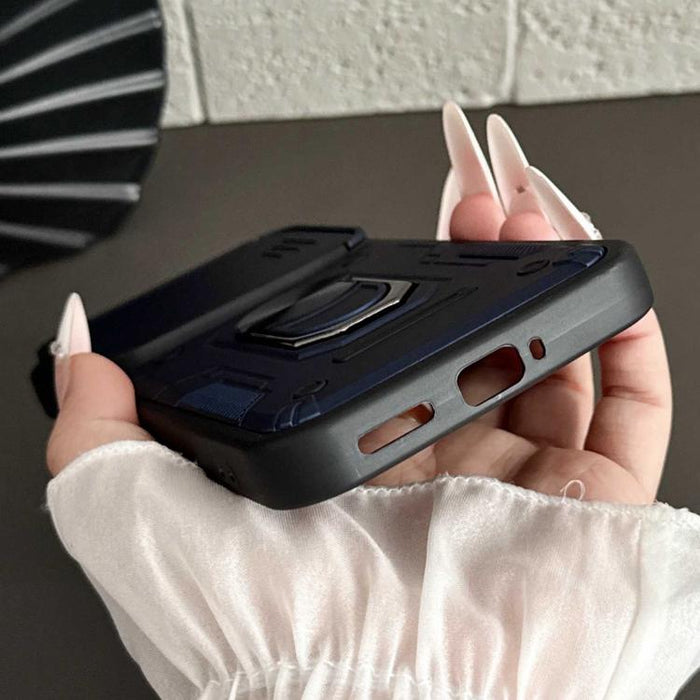 Funda para teléfono Nanshan Armor con soporte deslizante para anillo Camshield, For Redmi A7 Pro 4G / 5G 171mm, For Redmi Note 15 Pro+ 5G Global 163.3mm, For Redmi Note 15 4G / 5G Global 164mm, For Redmi K90 Pro Max / Poco F8 Ultra                     ...