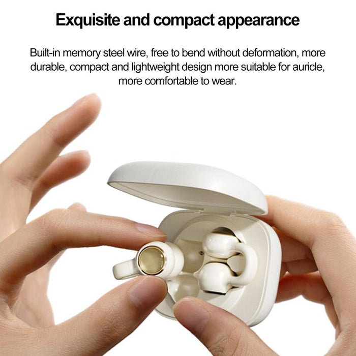 Auriculares deportivos inalámbricos Lenovo EA430 con clip y diseño abierto.