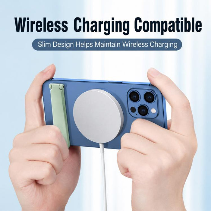 Soporte para teléfono móvil plegable ultrafino autoadhesivo