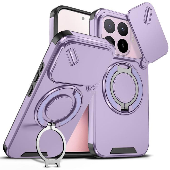 Funda para teléfono Camshield con soporte de anillo deslizante, For Xiaomi 17T Pro 5G, For Xiaomi 17T 5G