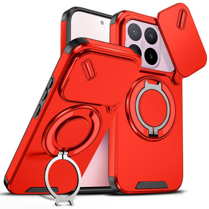 Funda para teléfono Camshield con soporte de anillo deslizante, For Xiaomi 17T Pro 5G, For Xiaomi 17T 5G
