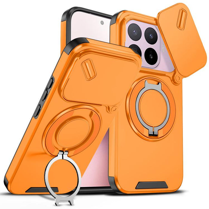 Funda para teléfono Camshield con soporte de anillo deslizante, For Xiaomi 17T Pro 5G, For Xiaomi 17T 5G