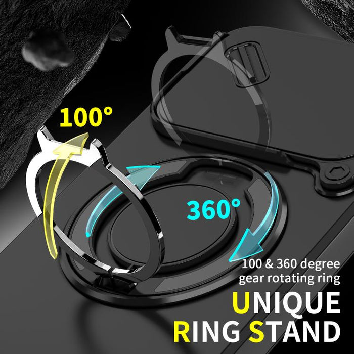 Funda para teléfono Camshield con soporte de anillo deslizante, For Xiaomi 17T Pro 5G, For Xiaomi 17T 5G