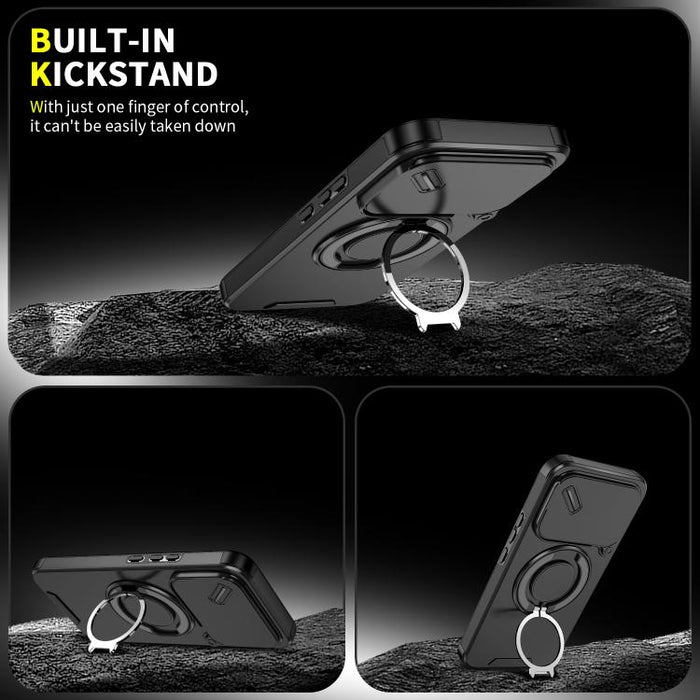 Funda para teléfono Camshield con soporte de anillo deslizante, For Xiaomi 17T Pro 5G, For Xiaomi 17T 5G