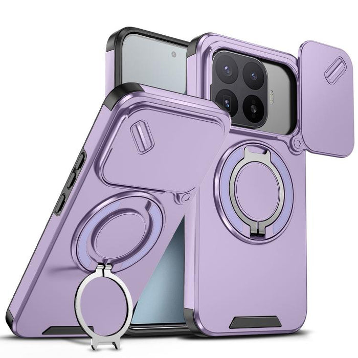 Funda para teléfono Camshield con soporte de anillo deslizante, For Xiaomi 17T Pro 5G, For Xiaomi 17T 5G