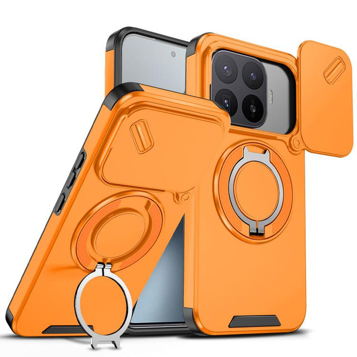 Funda para teléfono Camshield con soporte de anillo deslizante, For Xiaomi 17T Pro 5G, For Xiaomi 17T 5G