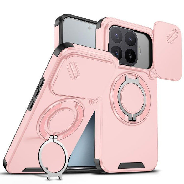 Funda para teléfono Camshield con soporte de anillo deslizante, For Xiaomi 17T Pro 5G, For Xiaomi 17T 5G