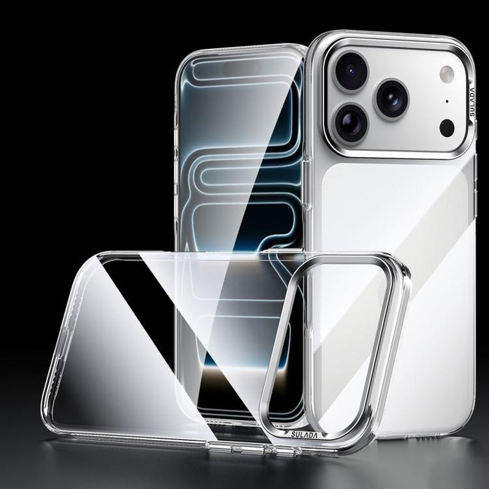 Funda transparente para teléfono de policarbonato de la serie Crystal de SULADA, For iPhone 17 Pro Max, For iPhone 17 Pro, For iPhone 17