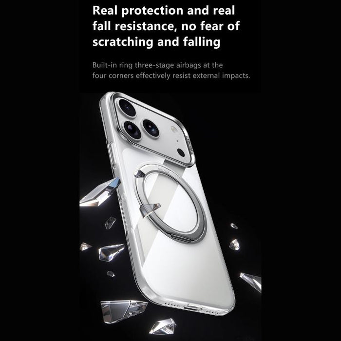 Funda transparente para teléfono de policarbonato de la serie Crystal de SULADA, For iPhone 17 Pro Max, For iPhone 17 Pro, For iPhone 17
