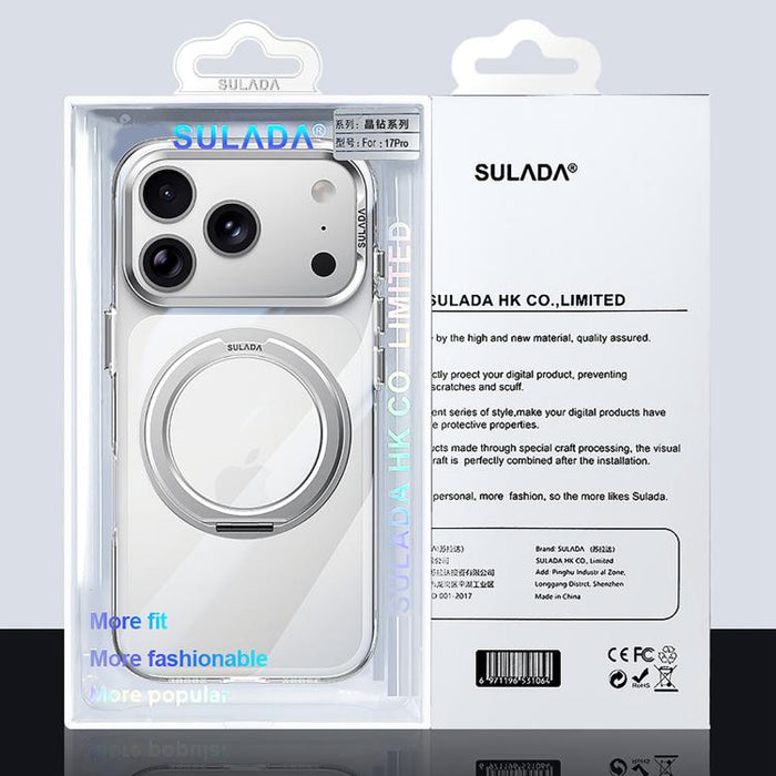 Funda transparente para teléfono de policarbonato de la serie Crystal de SULADA, For iPhone 17 Pro Max, For iPhone 17 Pro, For iPhone 17