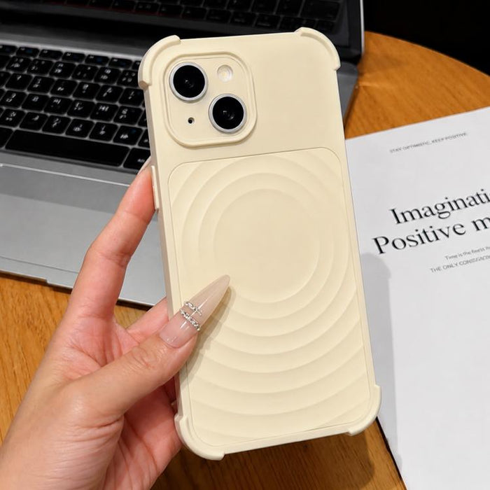 Funda magnética para teléfono con textura de ondas de agua y protector de lente., For iPhone 13 Pro Max, For iPhone 13 Pro, For iPhone 13