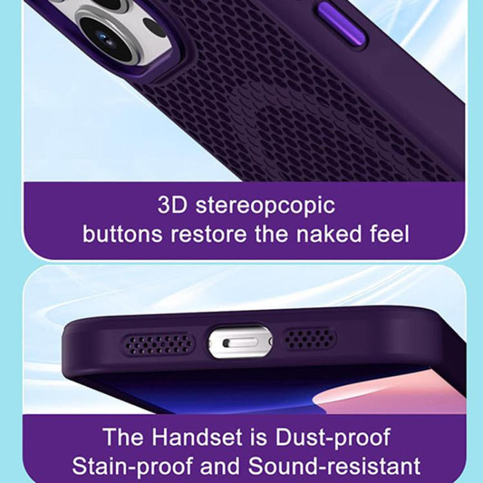 Funda magnética para teléfono con diseño de panal de abeja y textura refrescante, For iPhone 14 Pro Max, For iPhone 13 Pro Max, For iPhone 13 Pro, For iPhone 13, For iPhone 12, For iPhone 12 Pro Max, For iPhone 12 Pro, For iPhone 11 Pro Max