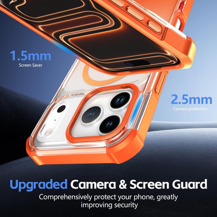 Funda magnética transparente con degradado para teléfono, For iPhone 12, For iPhone 12 Pro Max, For iPhone 12 Pro, For iPhone 11 Pro Max, For iPhone 11