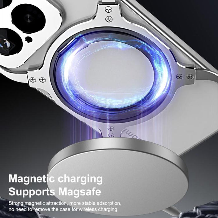 Funda metálica para teléfono con soporte MagSafe sin bordes y brazo mecánico, For Xiaomi 17 Max 5G