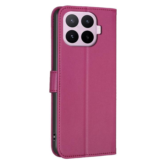 Funda para teléfono de cuero repujado de cuatro hojas, For Xiaomi 17T Pro 5G, For Xiaomi 17T 5G