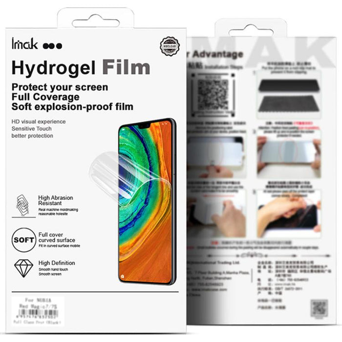 Película de hidrogel para pantalla de cobertura total de cuarta generación de imak, compatible con desbloqueo por huella dactilar., For Xiaomi 17 Max 5G, For Xiaomi 17T Pro 5G, For Xiaomi 17T 5G