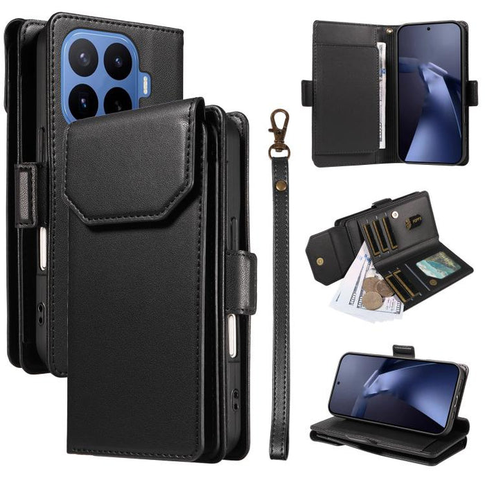Funda de cuero para teléfono con múltiples tarjetas y correa., For Xiaomi 17 Max 5G, For Xiaomi 17T Pro 5G Global, For Xiaomi 17T 5G Global
