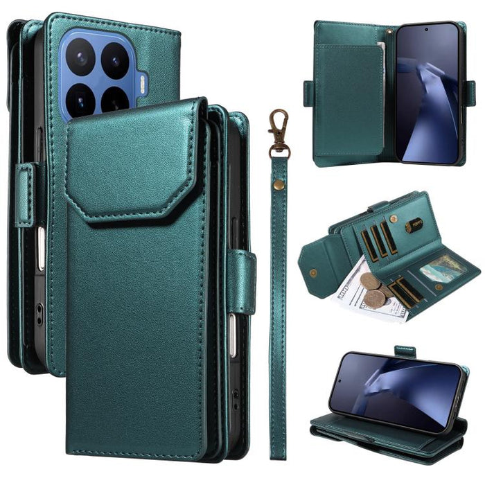 Funda de cuero para teléfono con múltiples tarjetas y correa., For Xiaomi 17 Max 5G, For Xiaomi 17T Pro 5G Global, For Xiaomi 17T 5G Global