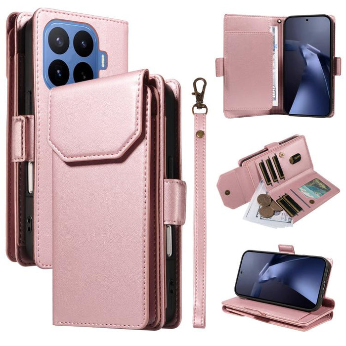 Funda de cuero para teléfono con múltiples tarjetas y correa., For Xiaomi 17 Max 5G, For Xiaomi 17T Pro 5G Global, For Xiaomi 17T 5G Global