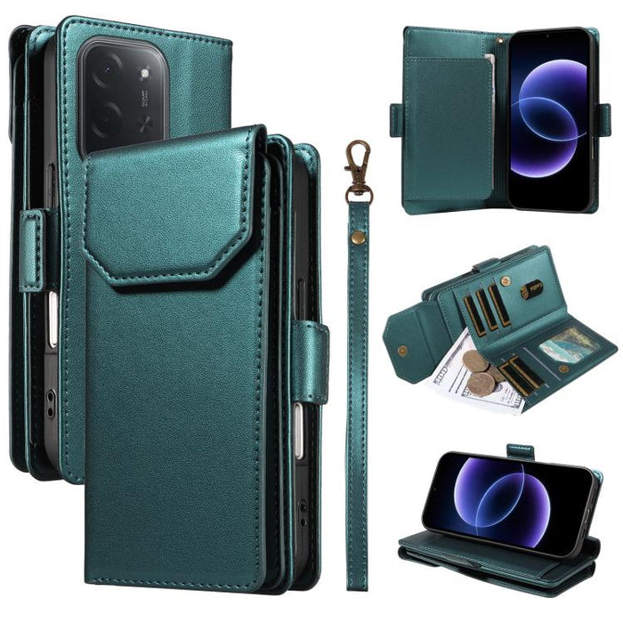 Funda de cuero para teléfono con múltiples tarjetas y correa., For Xiaomi 17 Max 5G, For Xiaomi 17T Pro 5G Global, For Xiaomi 17T 5G Global