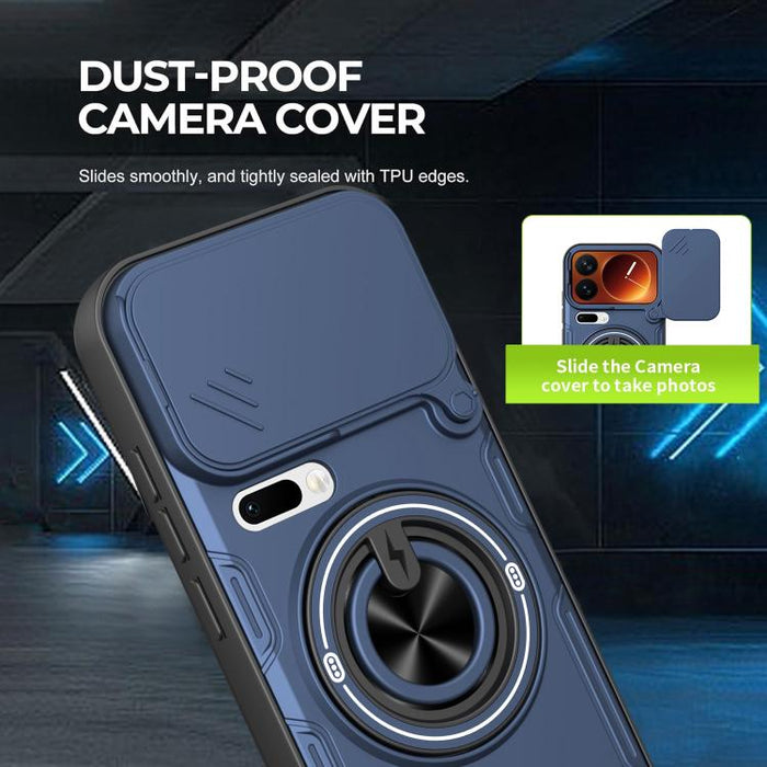 Funda para teléfono multifuncional Camshield con soporte deslizante para anillo, For Xiaomi 17 Pro Max, For Xiaomi 17 Pro, For Xiaomi 17, For Xiaomi 15T Pro 5G, For Xiaomi 15T 5G