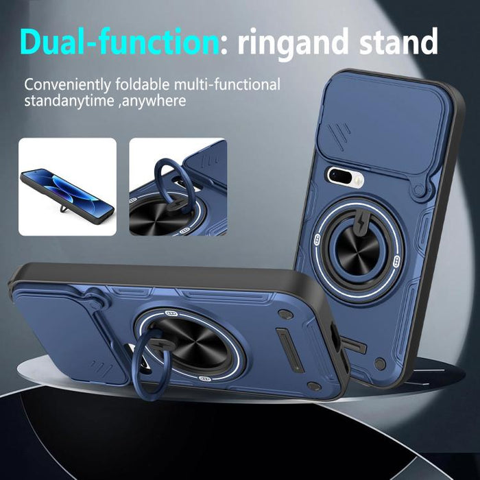 Funda para teléfono multifuncional Camshield con soporte deslizante para anillo, For Xiaomi 17 Pro Max, For Xiaomi 17 Pro, For Xiaomi 17, For Xiaomi 15T Pro 5G, For Xiaomi 15T 5G
