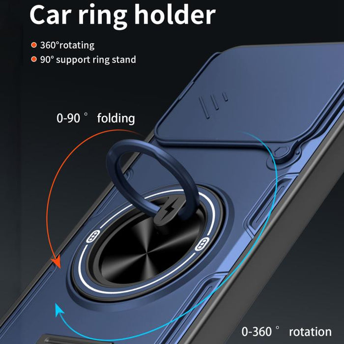 Funda para teléfono multifuncional Camshield con soporte deslizante para anillo, For Xiaomi 17 Pro Max, For Xiaomi 17 Pro, For Xiaomi 17, For Xiaomi 15T Pro 5G, For Xiaomi 15T 5G