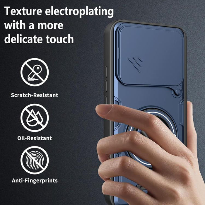 Funda para teléfono multifuncional Camshield con soporte deslizante para anillo, For Xiaomi 17 Pro Max, For Xiaomi 17 Pro, For Xiaomi 17, For Xiaomi 15T Pro 5G, For Xiaomi 15T 5G