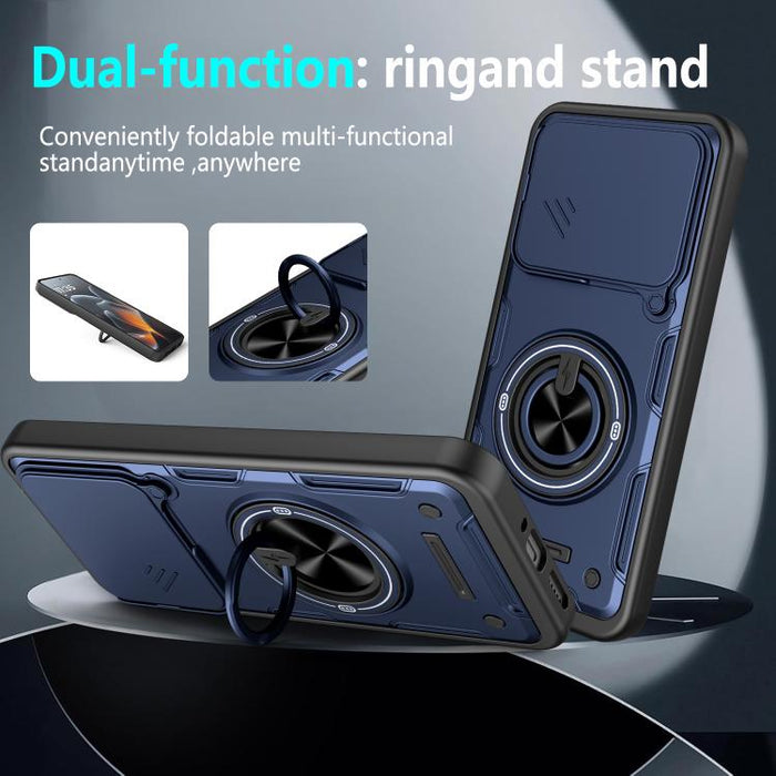 Funda para teléfono multifuncional Camshield con soporte deslizante para anillo, For Xiaomi 17 Pro Max, For Xiaomi 17 Pro, For Xiaomi 17, For Xiaomi 15T Pro 5G, For Xiaomi 15T 5G