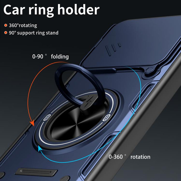 Funda para teléfono multifuncional Camshield con soporte deslizante para anillo, For Xiaomi 17 Pro Max, For Xiaomi 17 Pro, For Xiaomi 17, For Xiaomi 15T Pro 5G, For Xiaomi 15T 5G