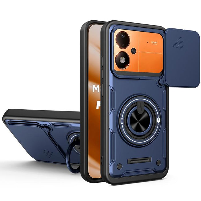 Funda para teléfono multifuncional Camshield con soporte deslizante para anillo, For Xiaomi 17 Pro Max, For Xiaomi 17 Pro, For Xiaomi 17, For Xiaomi 15T Pro 5G, For Xiaomi 15T 5G